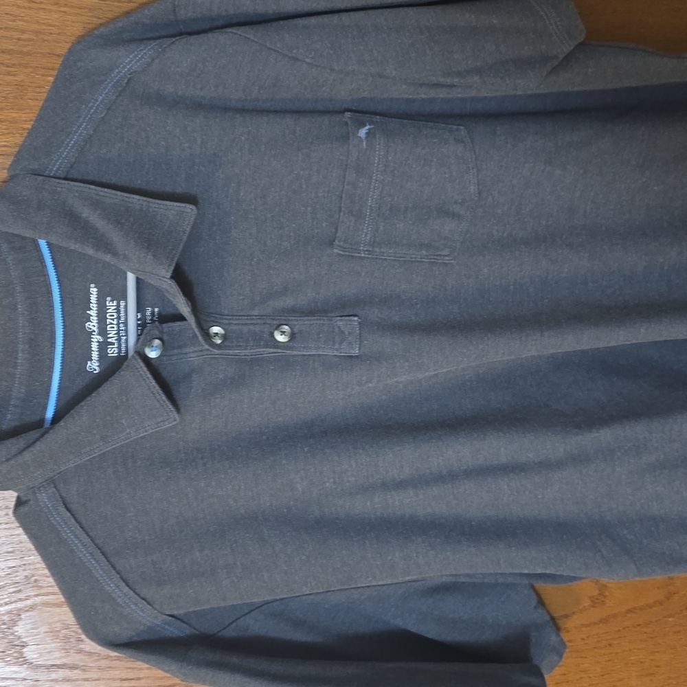 Tommy Bahama XL Gray Polo